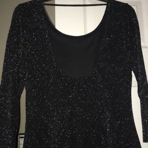 Black sparkle dress